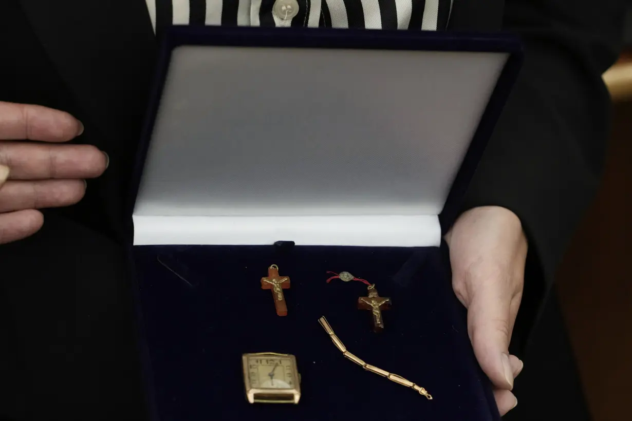 Jewelry seized from Polish inmates of Nazi German concentration camps is returned to families