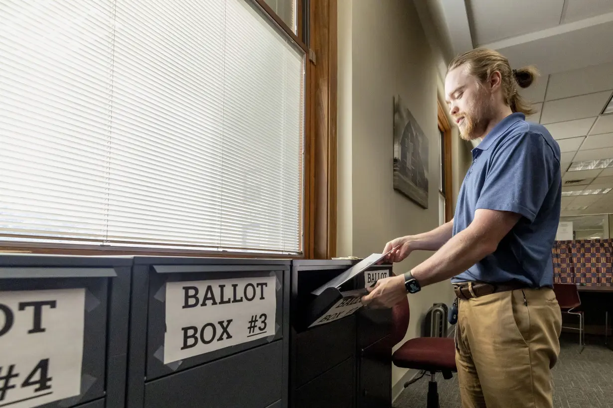 The first general election ballots are going in the mail as the presidential contest nears