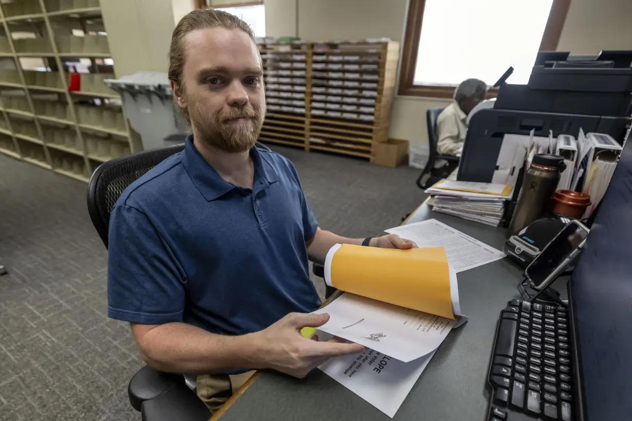 The first general election ballots are going in the mail as the presidential contest nears