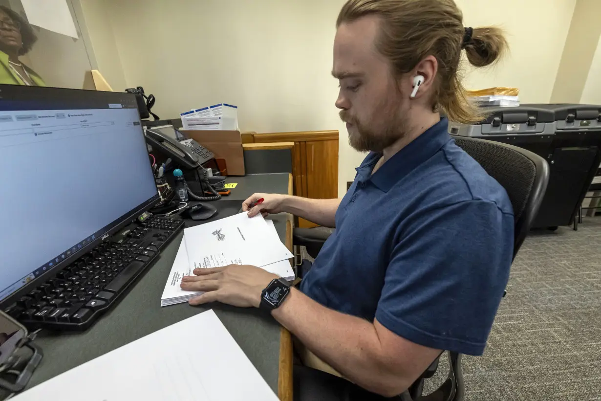 The first general election ballots are going in the mail as the presidential contest nears