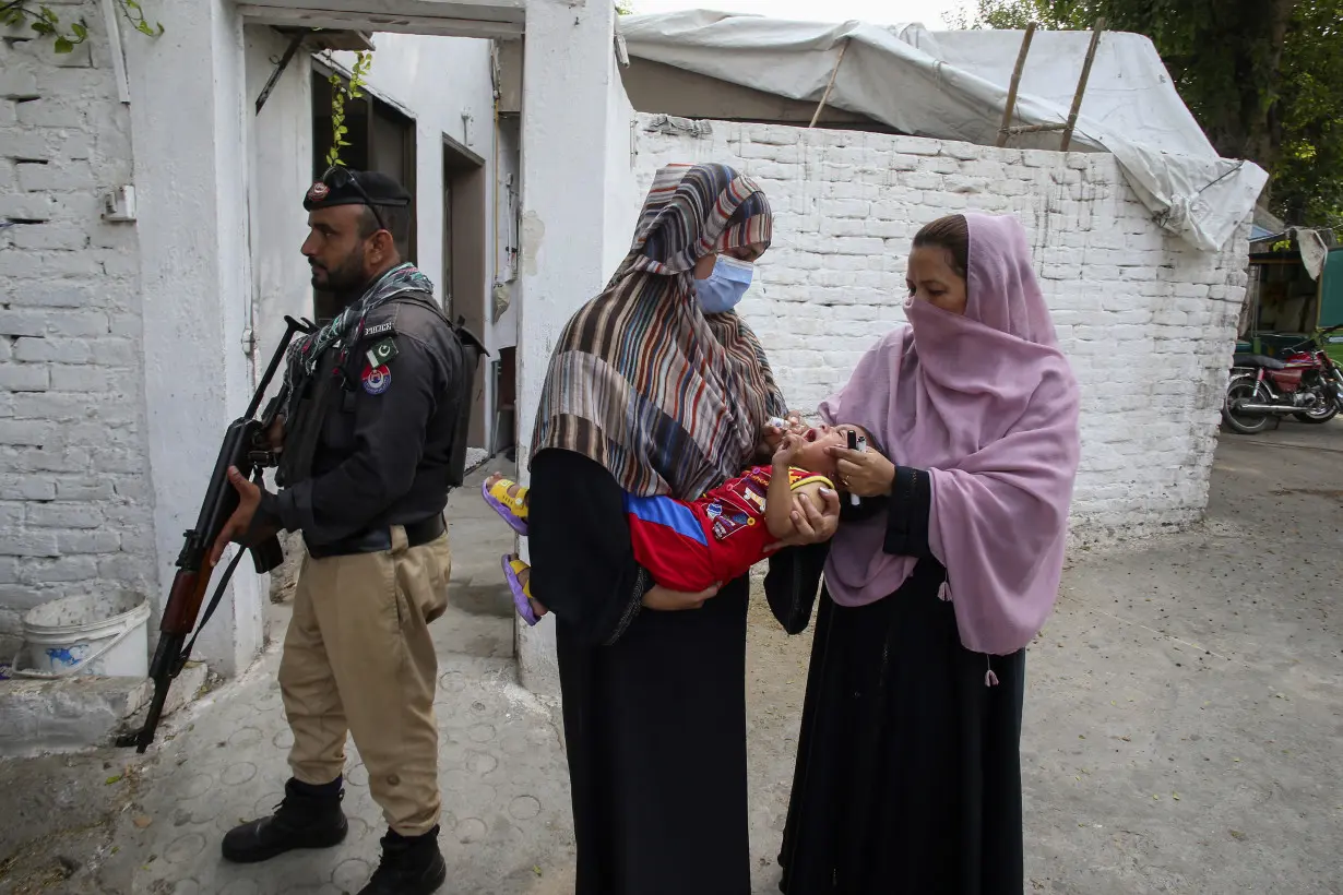 APTOPIX Pakistan Polio