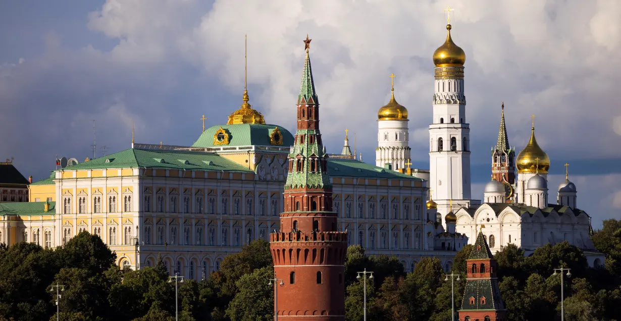 A general view on the Kremlin in Moscow