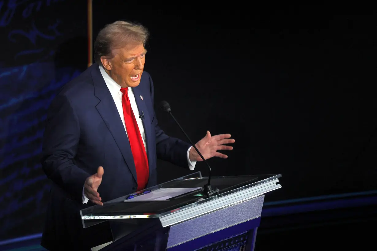 Harris-Trump presidential debate hosted by ABC in Philadelphia, Pennsylvania