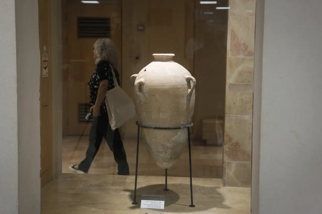 The ancient jar smashed by a 4-year-old is back on display at an Israeli museum after repair