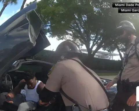 Bodycam footage shows the moment NFL player Tyreek Hill was arrested