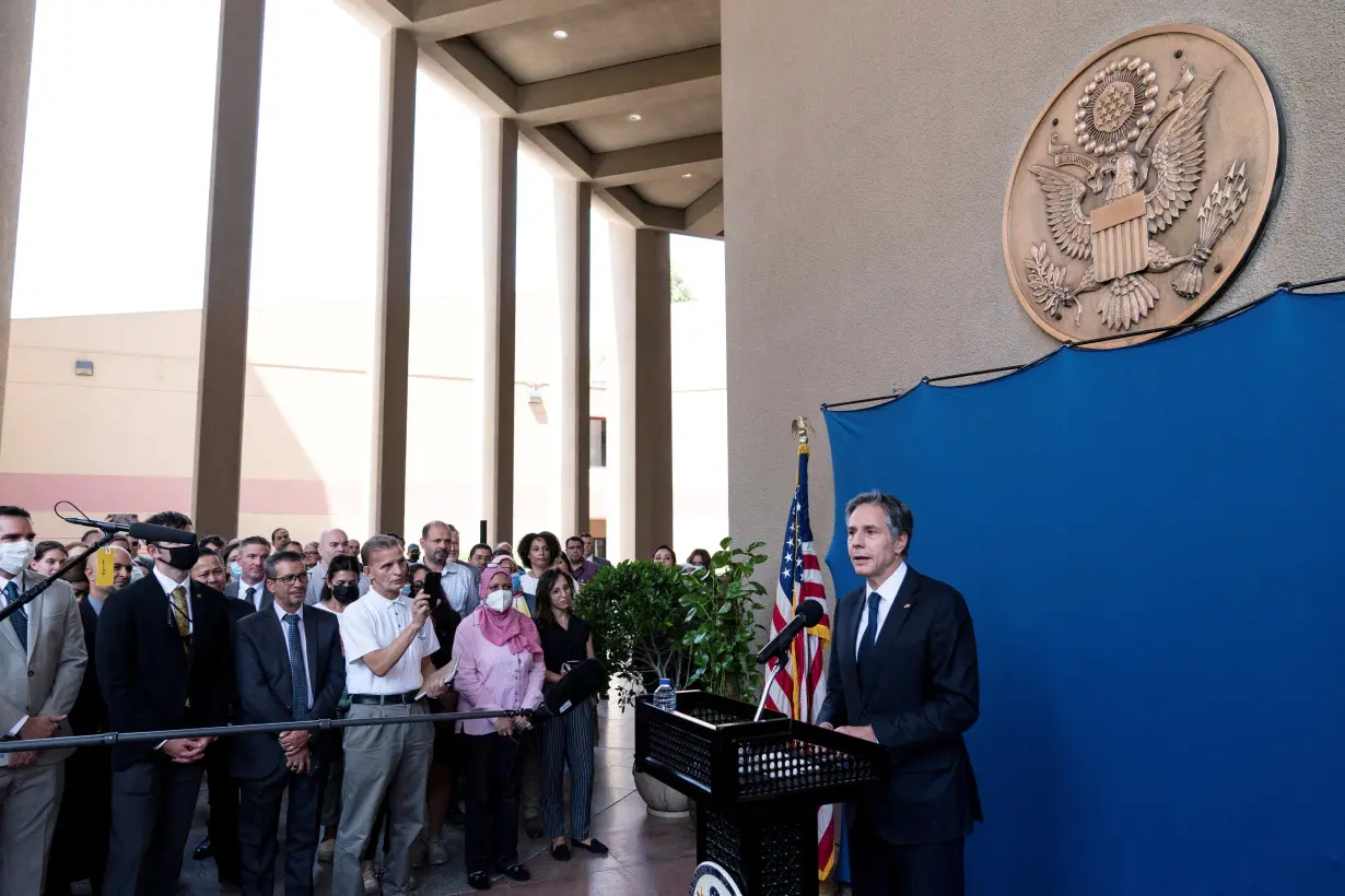 FILE PHOTO: U.S. Secretary of State Antony Blinken in Egypt