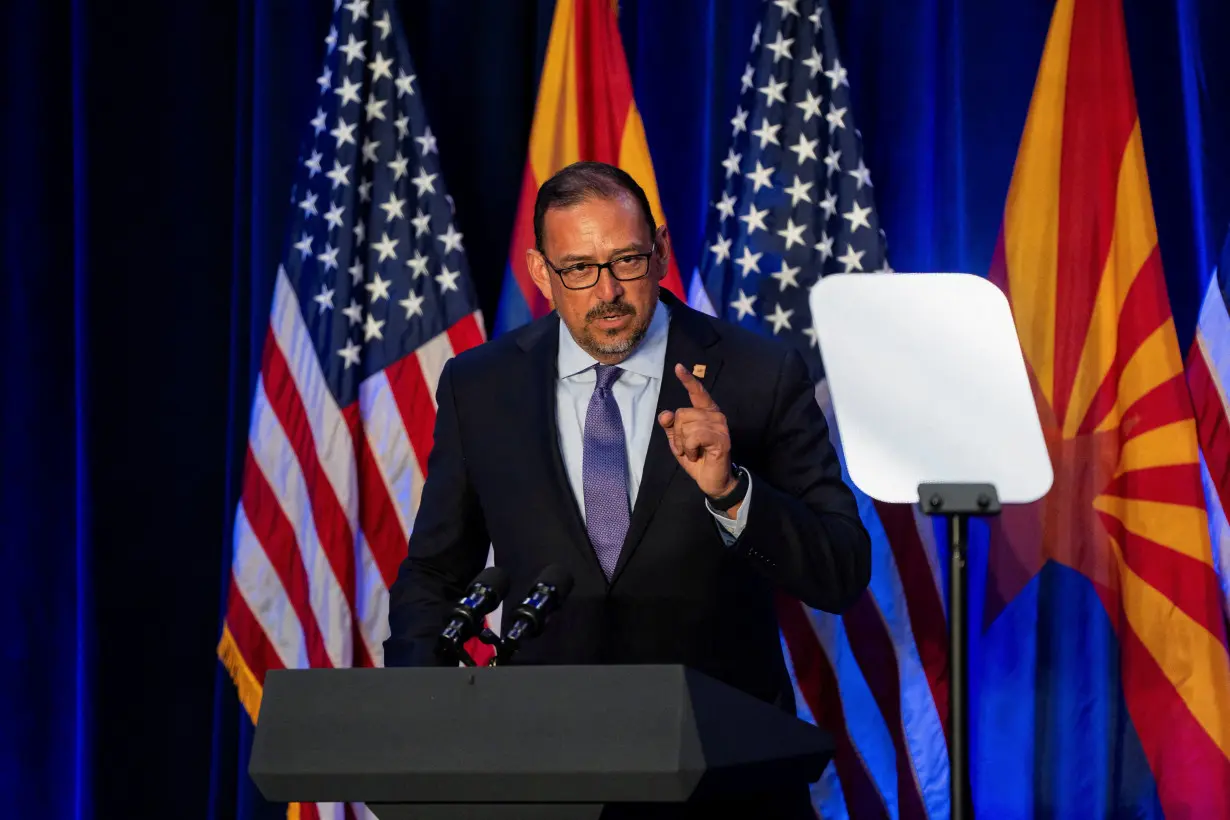 FILE PHOTO: Arizona Secretary of State Adrian Fontes