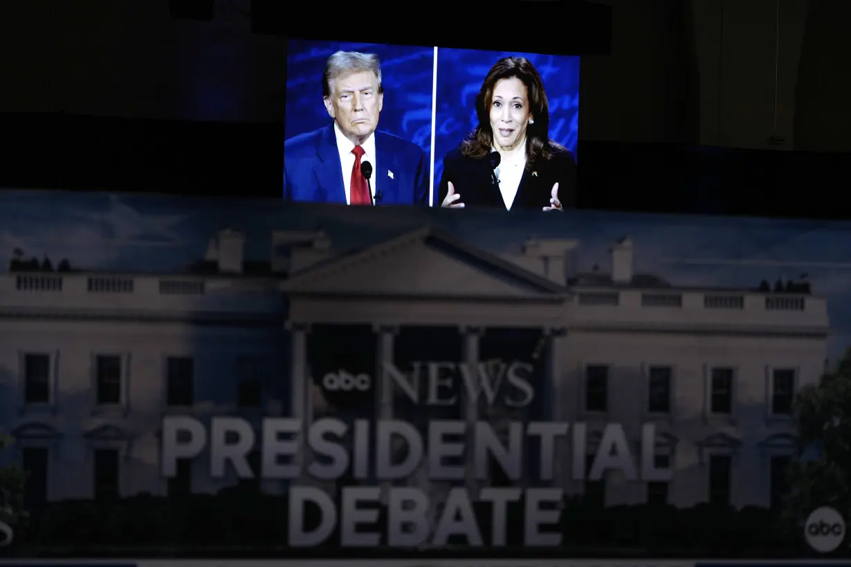 For Harris and Trump, facial expressions did much of the talking during presidential debate