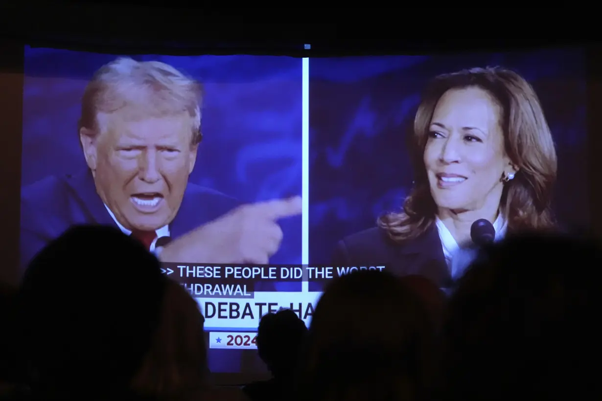 For Harris and Trump, facial expressions did much of the talking during presidential debate