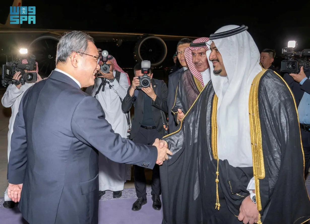 China's Prime Minister Li Qiang arrives in Riyadh