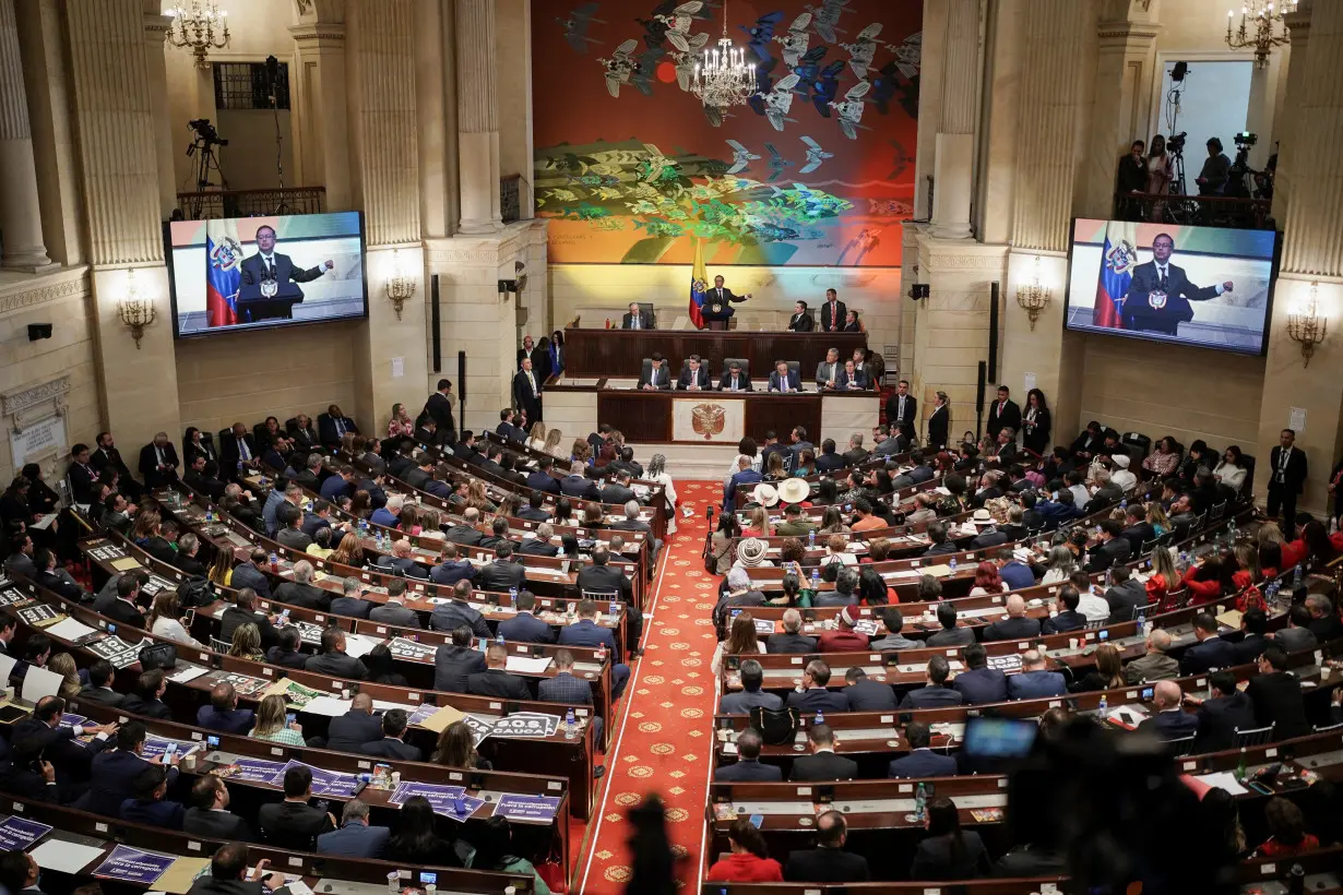 Colombia's congress begins new session, in Bogota