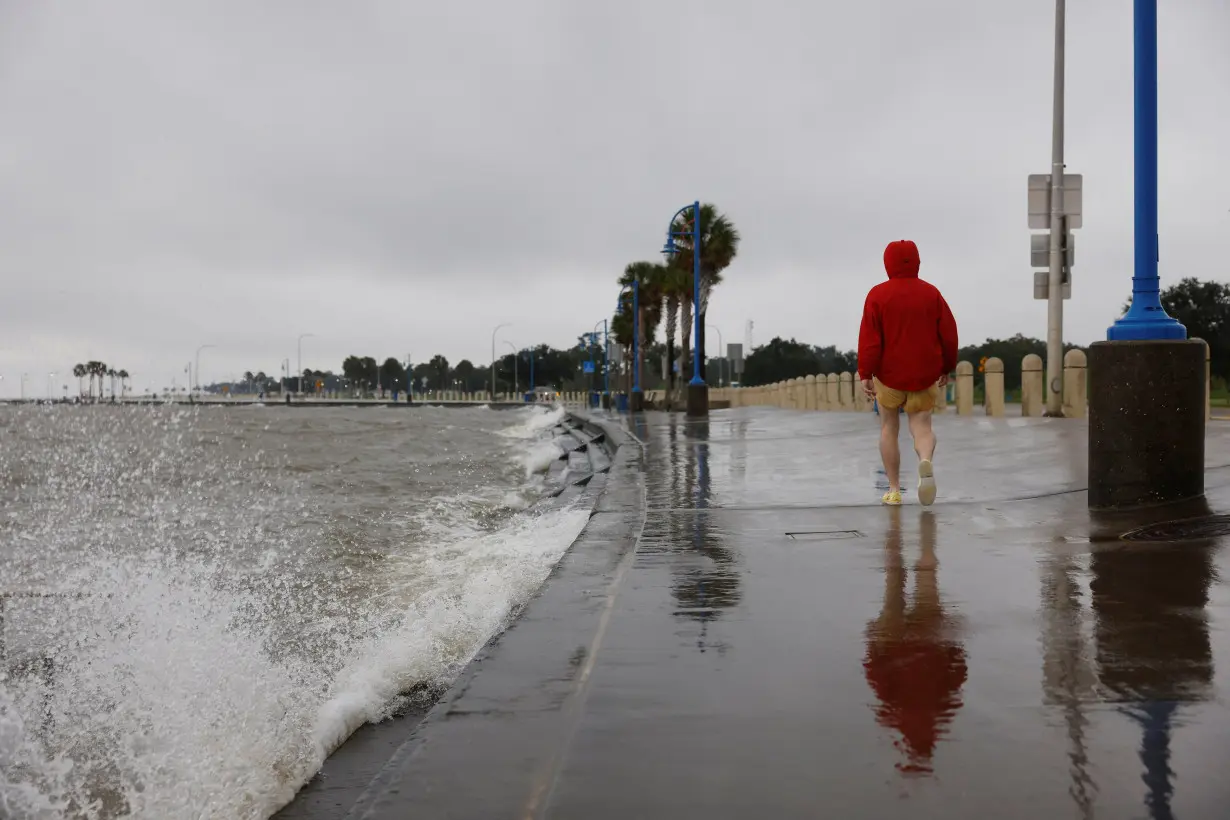 FILE PHOTO: Hurricane Francine intensifies before its expected landfall on the U.S. Gulf Coast