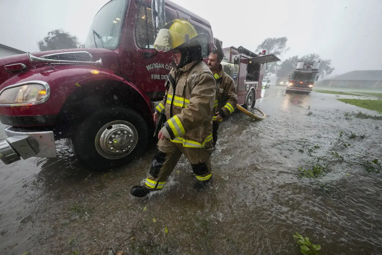 Thousands in the dark as Hurricane Francine strikes Louisiana, raising flood fears