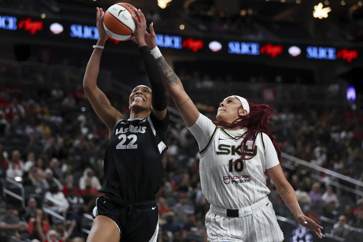 Aces star A'ja Wilson breaks WNBA single season scoring record as Aces beat Fever