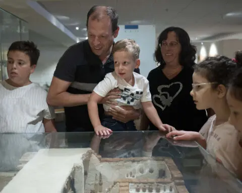 The ancient jar smashed by a 4-year-old is back on display at an Israeli museum after repair