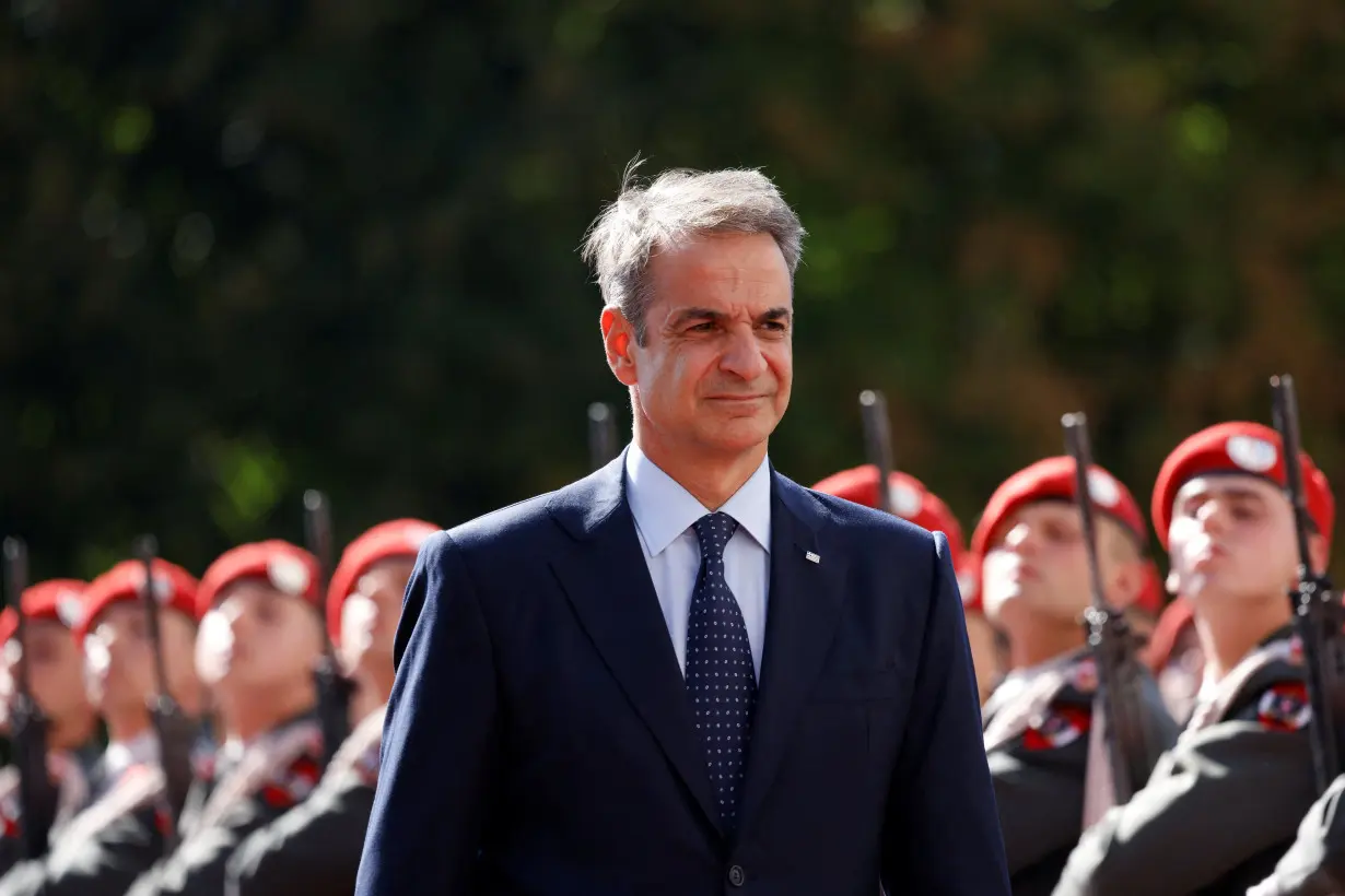 Greek Prime Minister Kyriakos Mitsotakis in Vienna