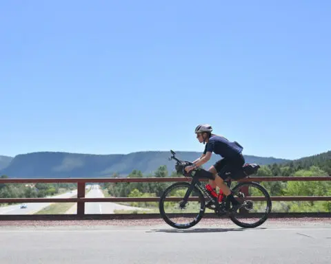 American Lael Wilcox becomes fastest woman to cycle around the world