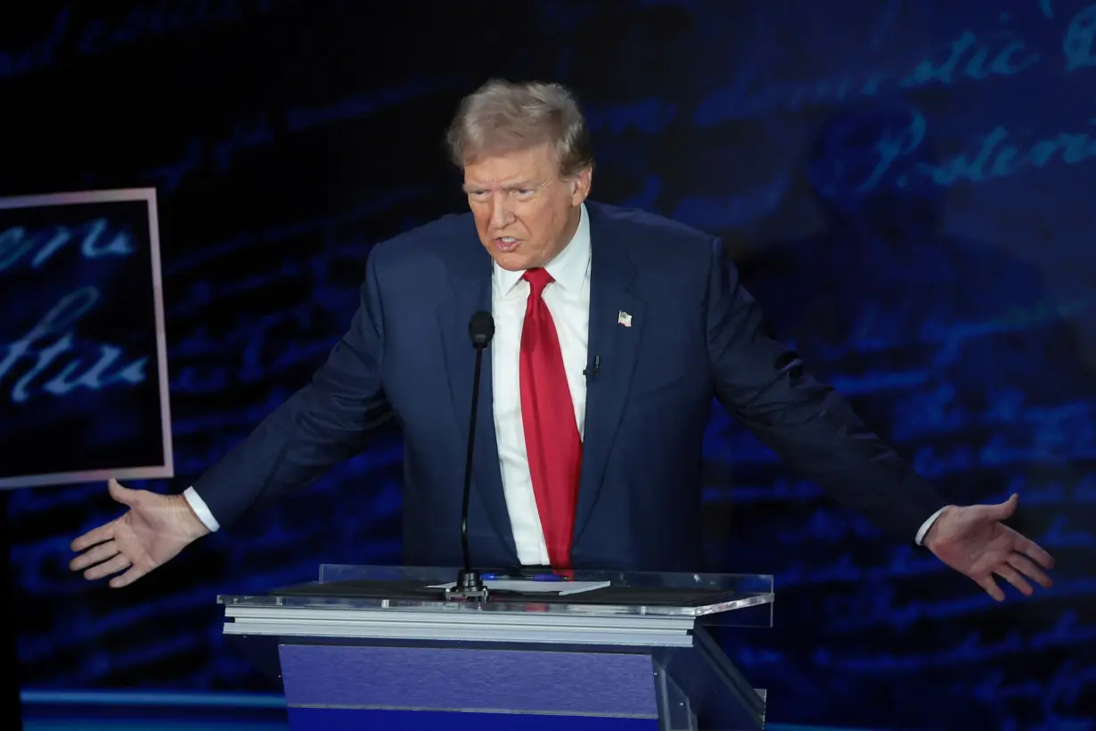 Fact check: Trump falsely claims every poll says he won the debate