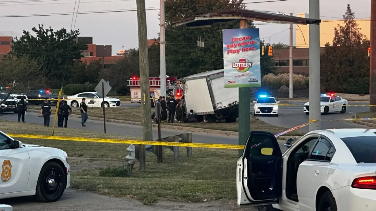 Police chase involving U-Haul truck ends in officer-involved shooting