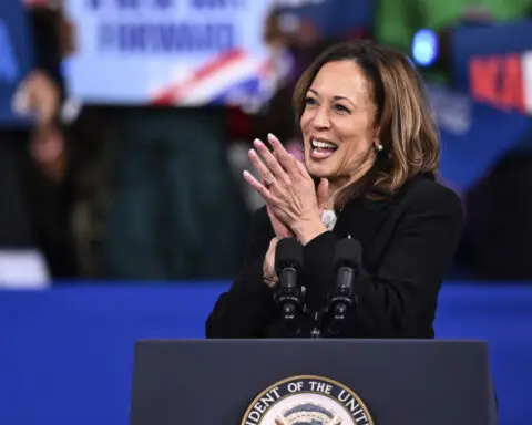 In swing states, Harris touts Republican endorsements while Trump leans into incendiary rhetoric