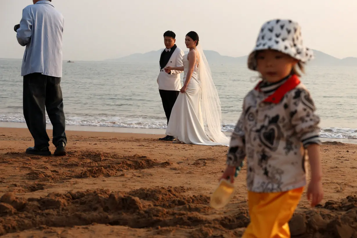 FILE PHOTO: FILE PHOTO: Pre-wedding photoshoot in Qingdao