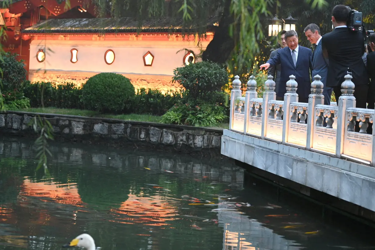 FILE PHOTO: Spanish Prime Minister Pedro Sanchez visit to China