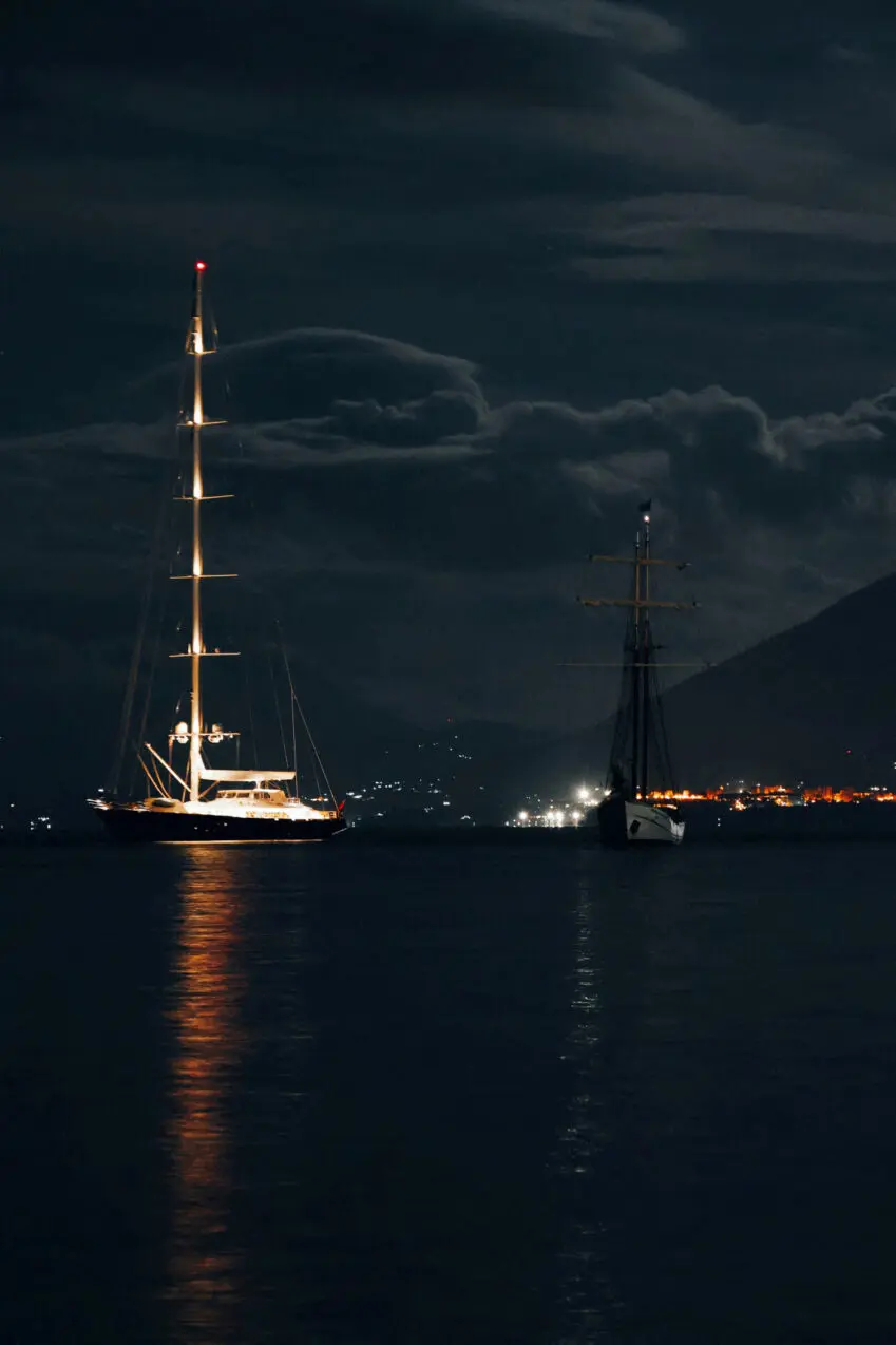 FILE PHOTO: Bayesian, a 56-metre-long sailboat, which later sank off the Sicilian capital Palermo, is seen in Santa Flavia