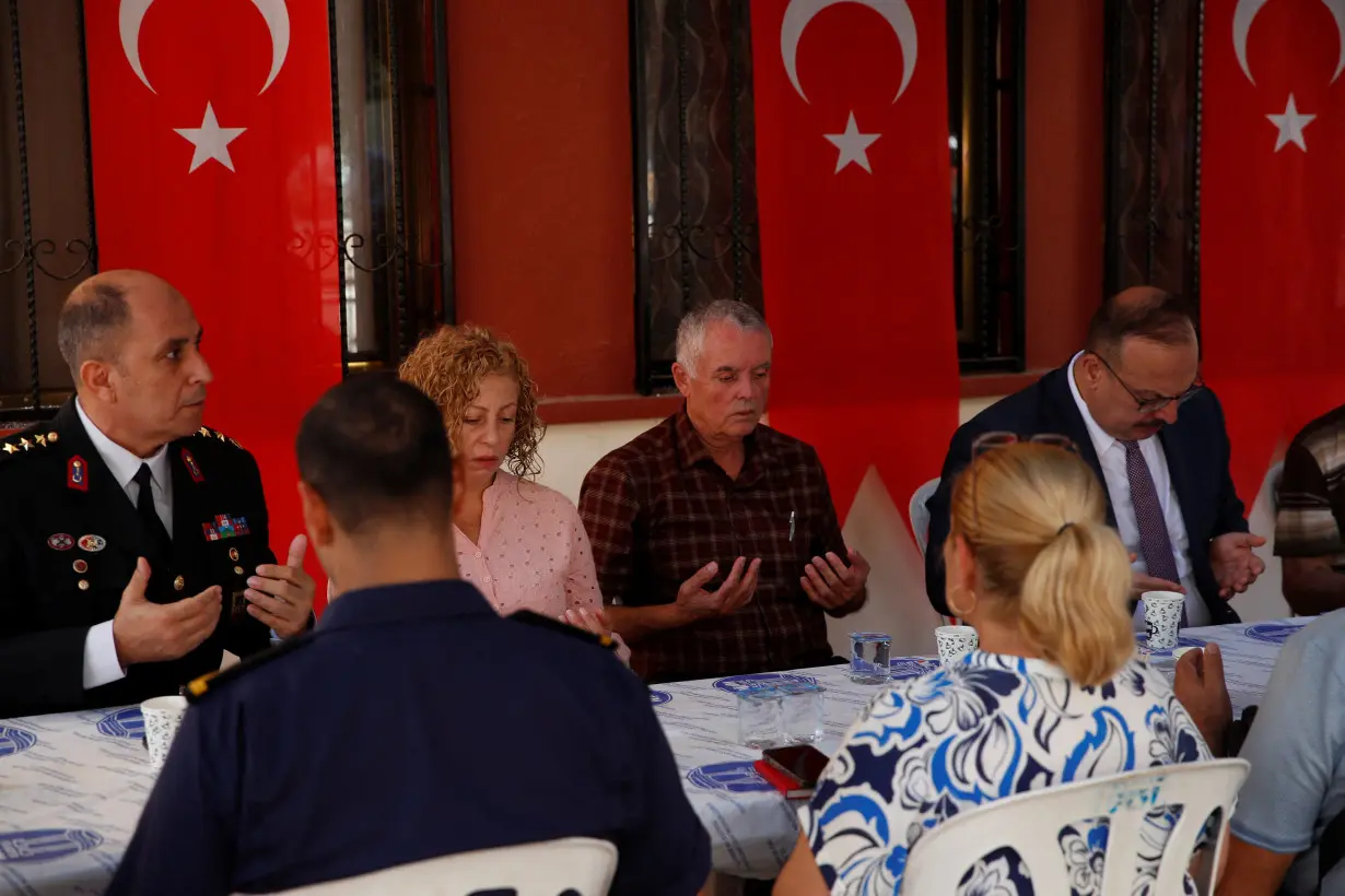 Parents of Turkish-American activist Aysenur Ezgi Eygi accept condolences at their family house in Didim