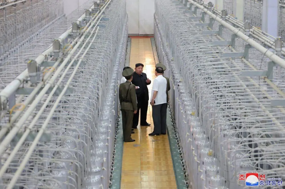 North Korea releases images of Kim Jong Un visiting a uranium enrichment site, giving rare glimpse inside its nuclear program