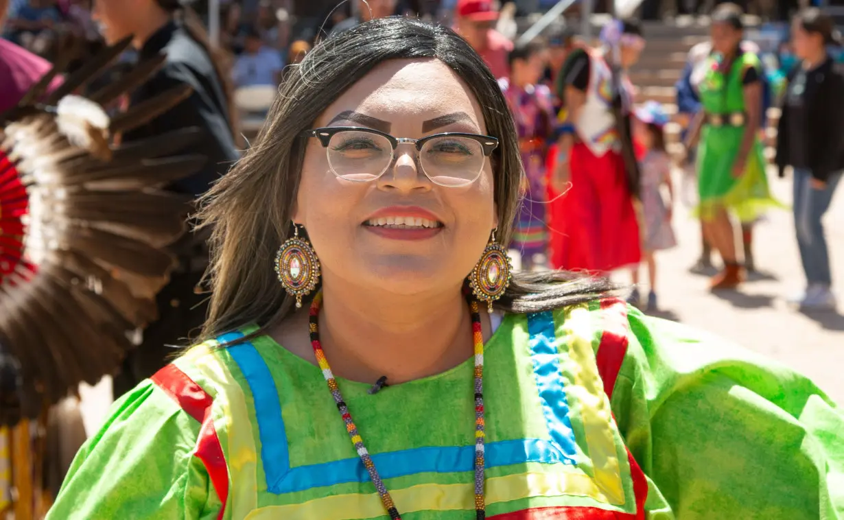 This mom is giving kids in her community clothes, education, and a link to their Native American culture