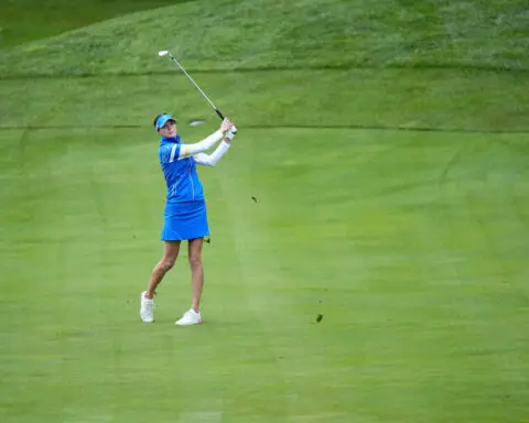 Solheim Cup begins with half-empty grandstands and fans stuck waiting for buses to course