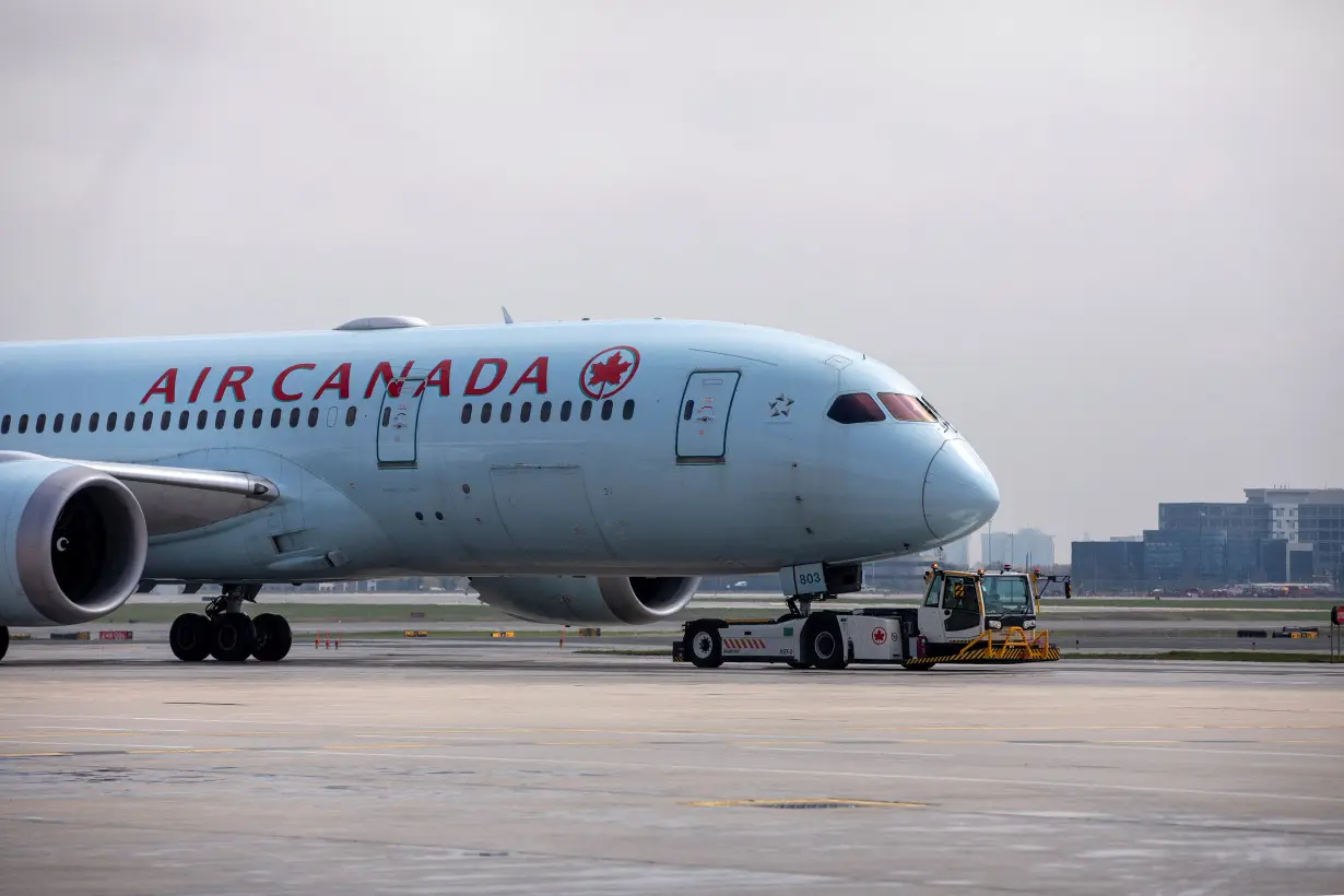 FILE PHOTO: Airplanes at Toronto Pearson airport