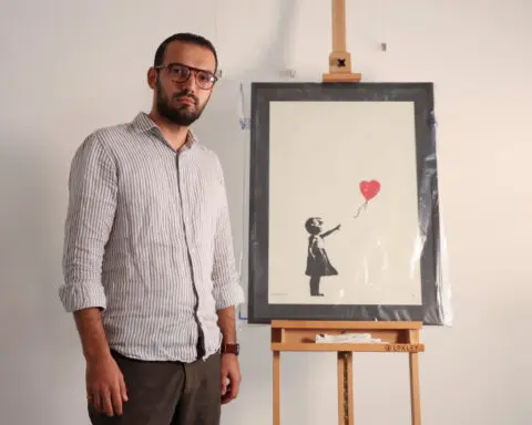 Stolen Banksy 'Girl with Balloon' painting found