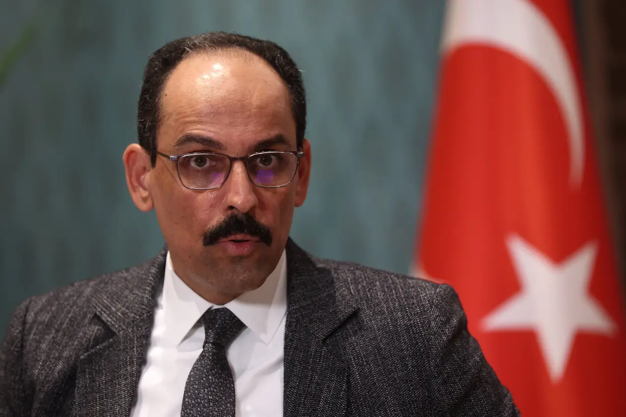 Interview with Turkish President Erdogan's spokesman and chief foreign policy adviser Kalin in Istanbul