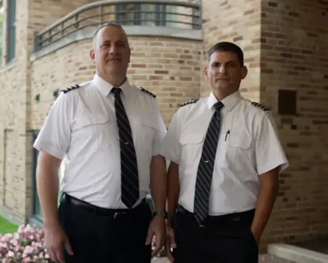 ‘Go around. Go around. Go around’: Pilots who came within 150 feet of a crash share how they deftly averted disaster