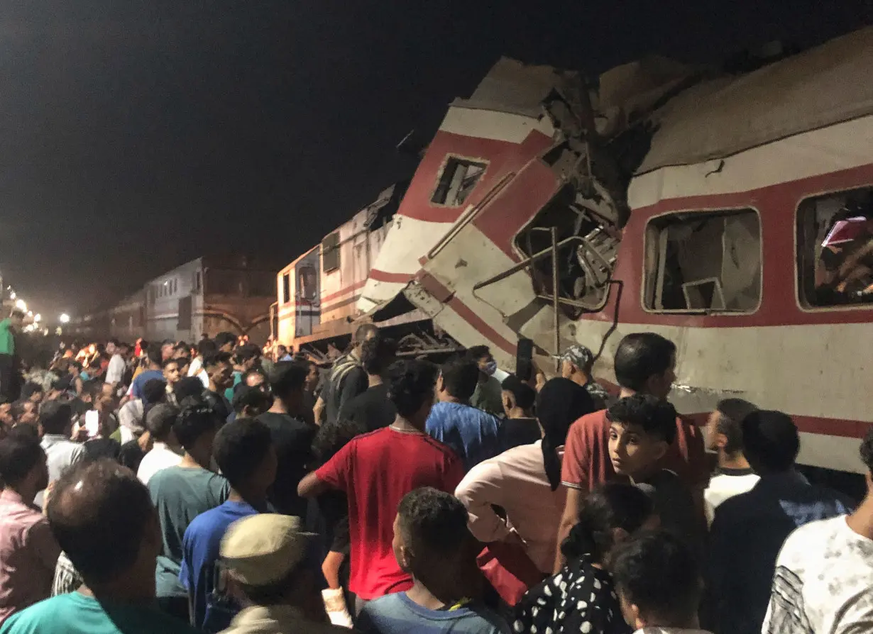 At least two killed as trains collide in Egypt