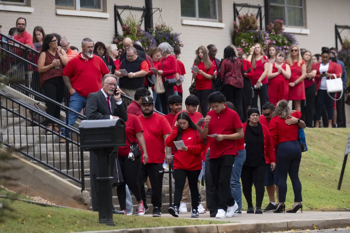 Funerals held for teen boy and math teacher killed in Georgia high school shooting