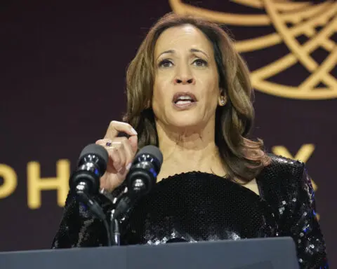 Harris is promoting her resume and her goals rather than race as she courts Black voters