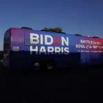 A 'Trump Train' convoy surrounded a Biden-Harris bus. Was it political violence?