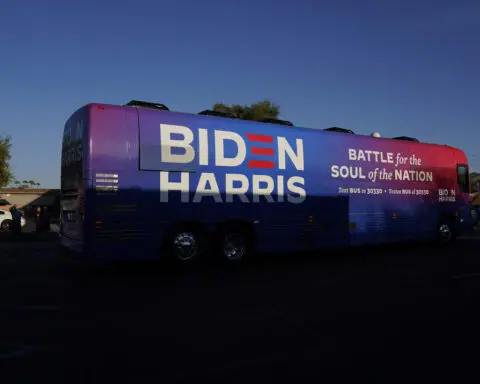 A 'Trump Train' convoy surrounded a Biden-Harris bus. Was it political violence?