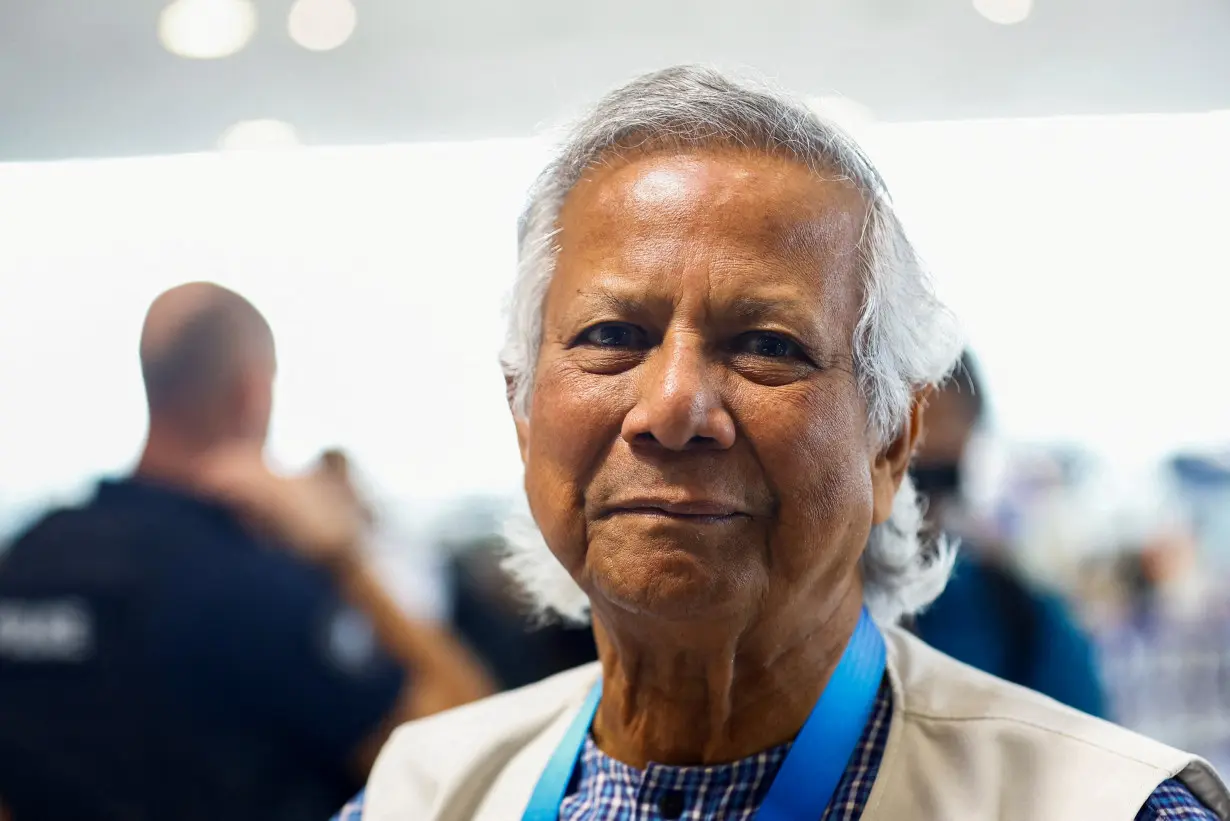 FILE PHOTO: Nobel laureate Muhammad Yunus arrives at Paris Charles de Gaulle airport in Roissy-en-France