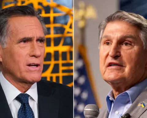 Manchin signals he could endorse Harris while Romney stays coy