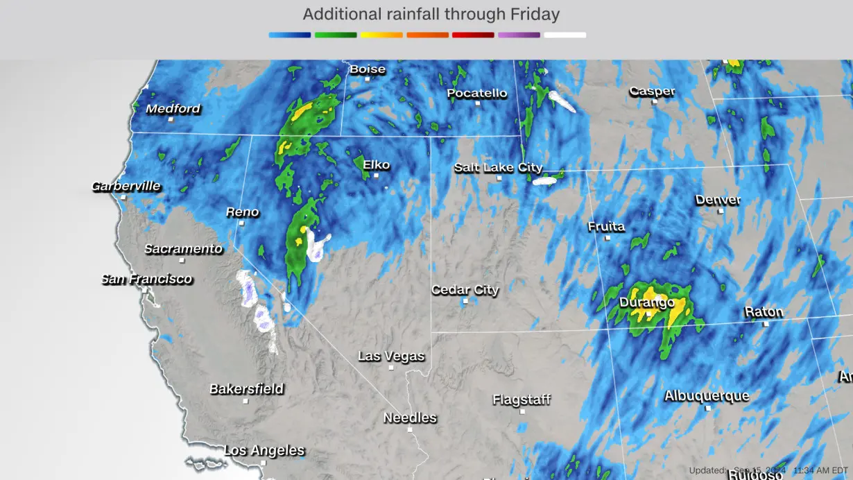 California’s earliest snow advisory in nearly 20 years could also bring month’s worth of rain