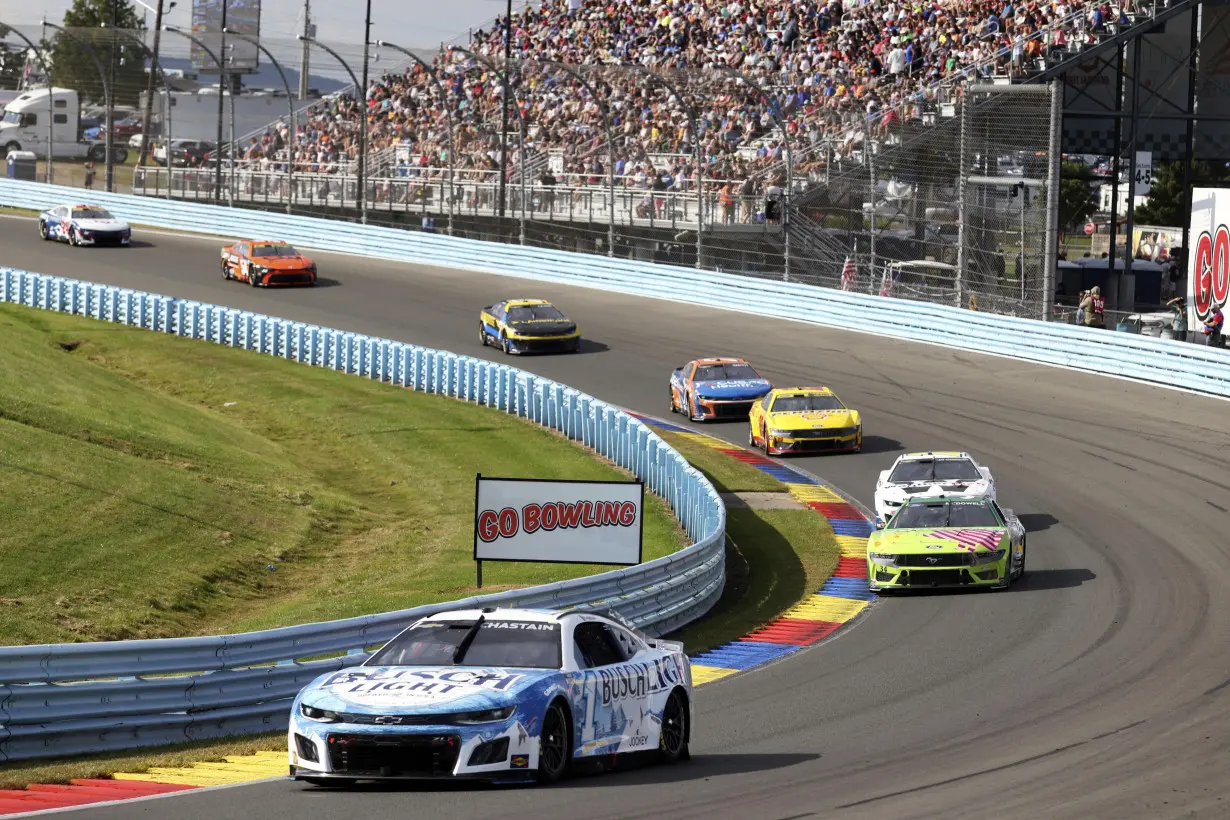 Buescher plays spoiler at Watkins Glen in chaotic NASCAR playoff race