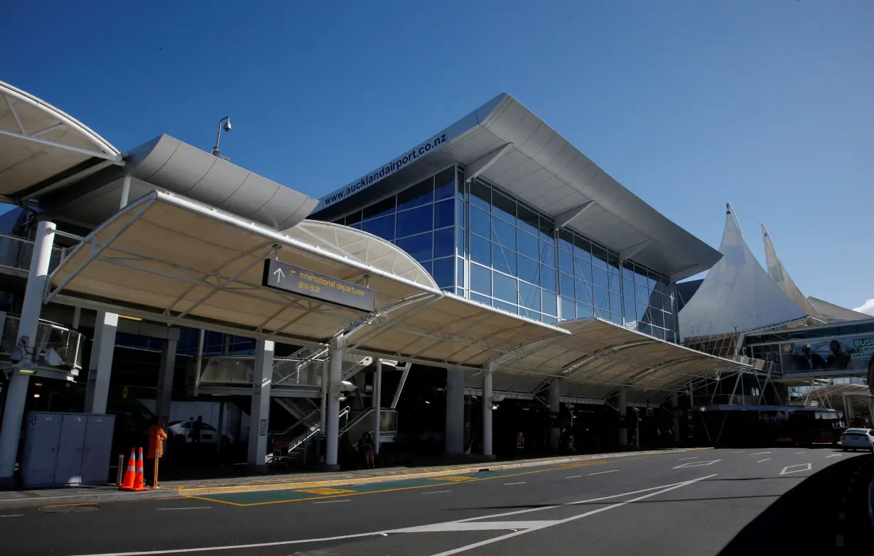 FILE PHOTO: The International Departures terminal at Auckland Airport in New Zealand