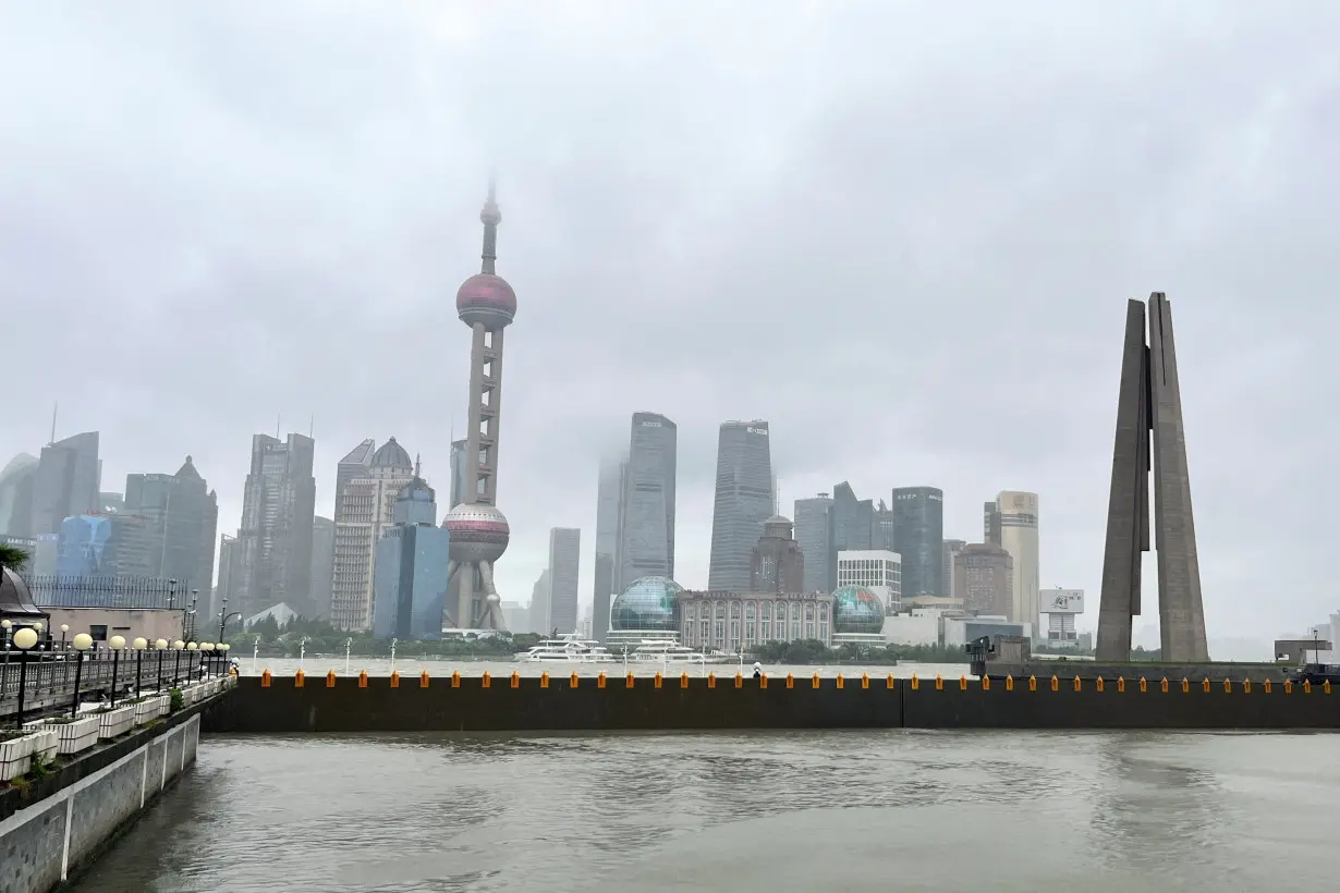 Aftermath of Typhoon Bebinca in Shanghai