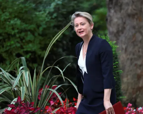 UK interior minister says she is glad Donald Trump is safe