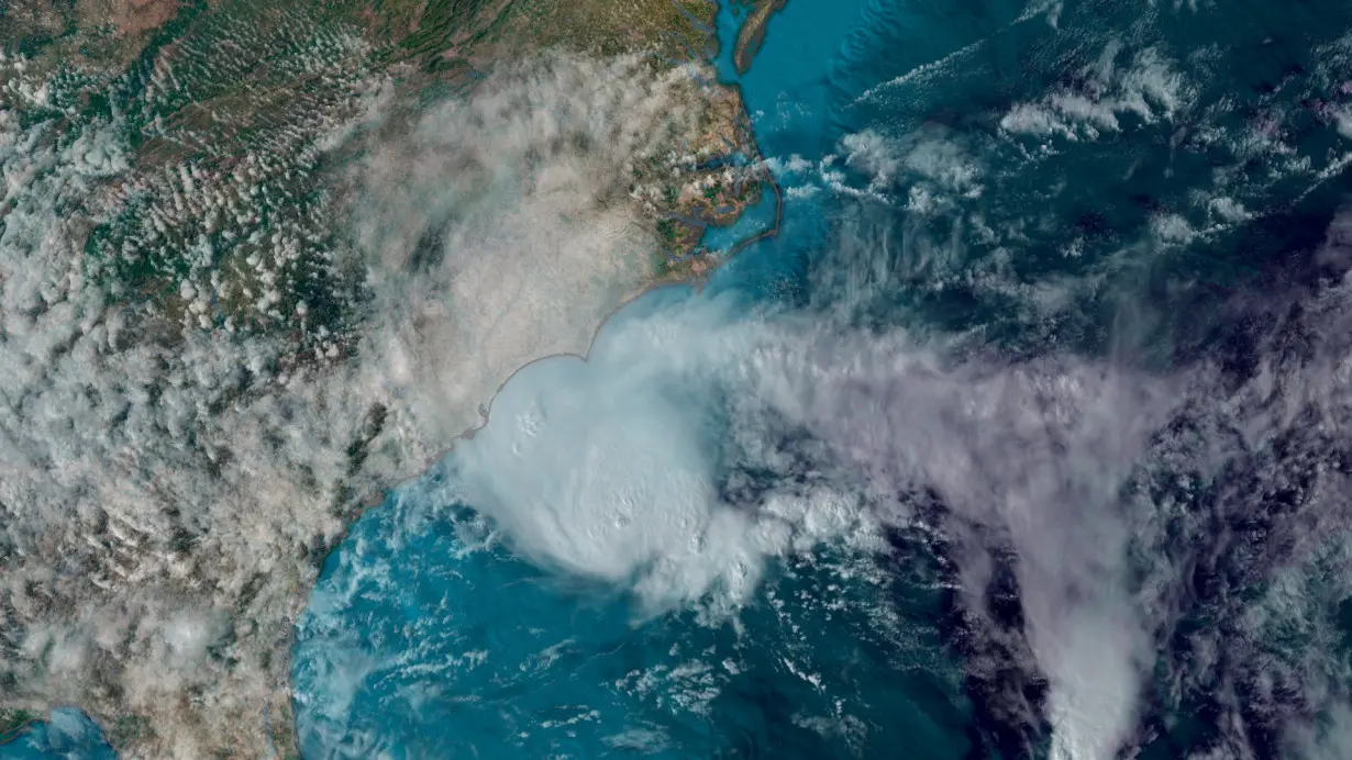 Tropical storm warnings issued for the Carolina coast as forecasters predict heavy rain and coastal flood threat