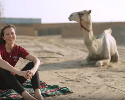 This camel racer hopes to encourage more women to get in the saddle