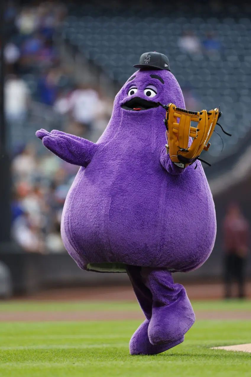 Mets Grimace Seat Baseball